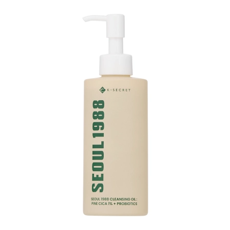 K-SECRET - SEOUL 1988 Cleansing Oil : Pine Cica 1% + Probiotics - Ulei demachiant - 200ml