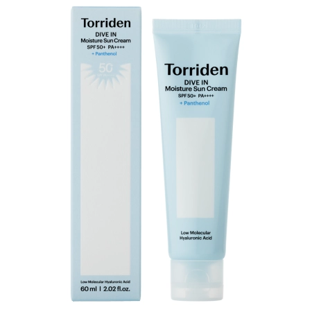 Torriden - Dive-In Watery Moisture Sun Cream SPF50+ PA++++ - Cremă hidratantă de protecție solară - 60 ml