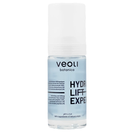 Veoli Botanica - HYDRA LIFT EXPERT - Ser multi-molecular hidratant și lifting pentru față - 30 ml