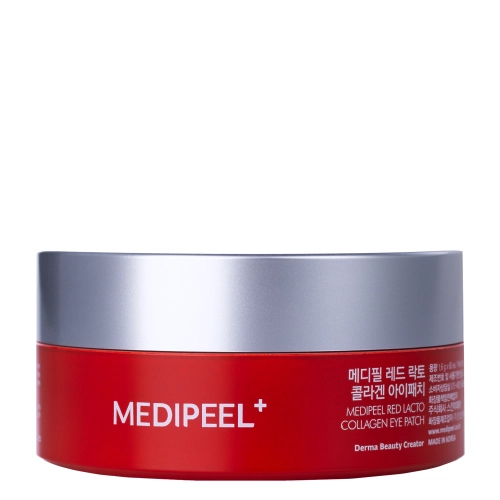 Medi-Peel - Red Lacto Collagen Eye Patch - Plasturi hidrogel pentru ochi cu colagen și probiotic - 60 buc.
