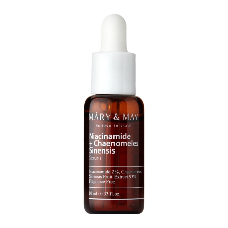 Mary&May - Niacinamide Chaenomeles Sinensis Serum - Serum iluminator cu niacinamidă și gutui - 10ml