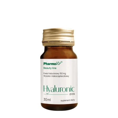 Pharmovit - Hyaluronic Drink Beauty Line - Acid hialuronic în lichid de băut - 30pcs x 30ml