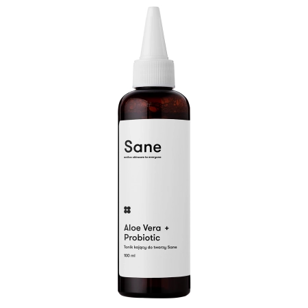 Sane - Aloe Vera 2% + Probiotic Calming Face Toner - Toner calmant pentru față cu aloe - 100 ml