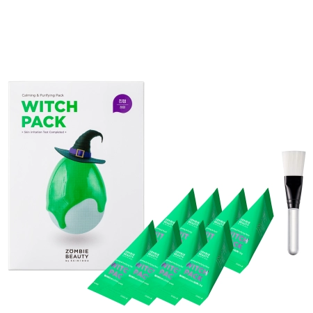 ZOMBIE BEAUTY by SKIN1004 - Witch Pack - Mască de curățare profundă cu ceai verde - 8 buc x 15g