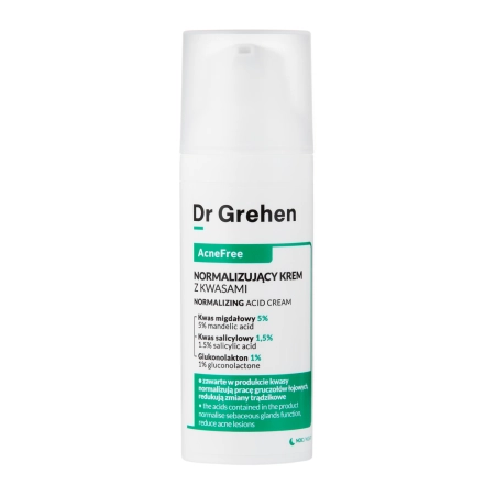 Dr. Grehen - AcneFree - Normalizing Acid Cream - Cremă normalizantă cu acizi - 50ml