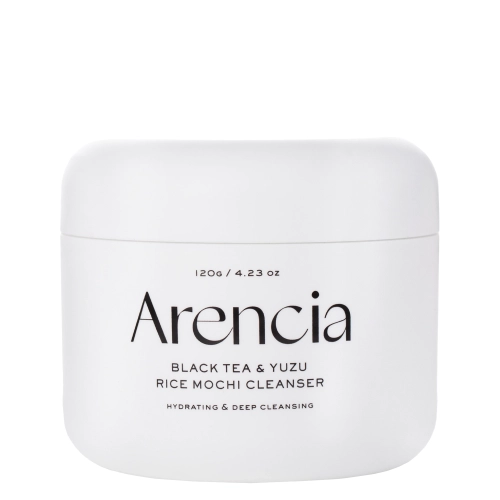 Arencia - Black Tea & Yuzu Rice Mochi Cleanser - Pastă iluminatoare și purifiantă pentru curățarea feței - 120g