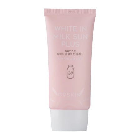 G9Skin - White In Milk Sun Plus SPF50+/PA++++ - Cremă hrănitoare pentru față cu protecție solară - 40 ml