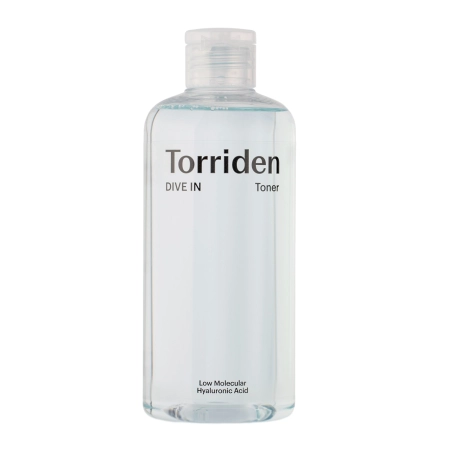Torriden - Dive-In - Low Molecule Hyaluronic Acid Toner - Toner calmant și hidratant cu acid hialuronic și pantenol - 300 ml