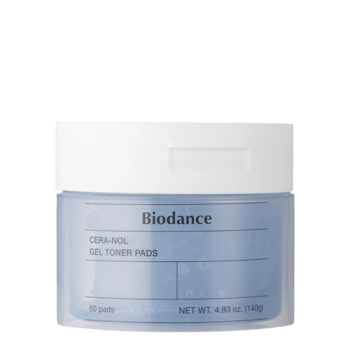 Biodance - Cera-nol Gel Toner Pads - Dischete gel hidratante pentru față - 60 buc