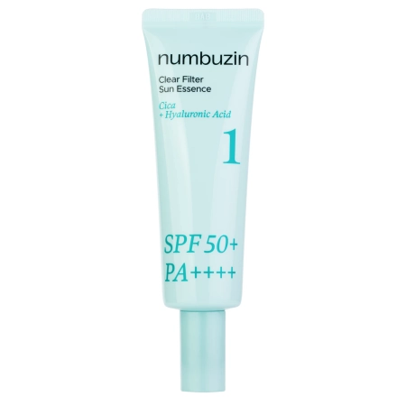 Numbuzin - No.1 Clear Filter Sun Essence SPF50+ PA++++ - Esență iluminatoare cu filtru - 50 ml