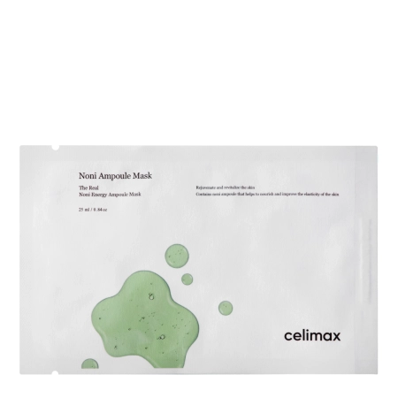 Celimax - The Real Noni Energy Ampoule Mask - Sheet Mask cu extract de mure indiene - 1 buc