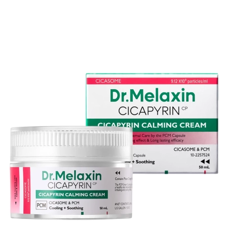 Dr.Melaxin - Cicapyrin Calming Cream - Cremă calmantă pentru față cu complex răcoritor - 50 ml