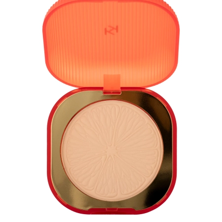 KIKO Milano - Fond de ten pudră Juicy Fizz SummerproofSPF50 - Fond de ten pudră matifiant Fond de ten - 04 Macadamia - 9 g