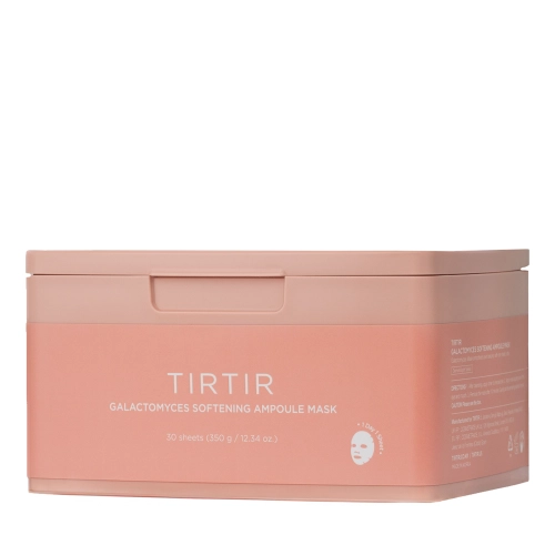 TIRTIR – Galactomyces Softening Ampoule Mask – Set de măști iluminatoare pentru față – 30 buc./350 g