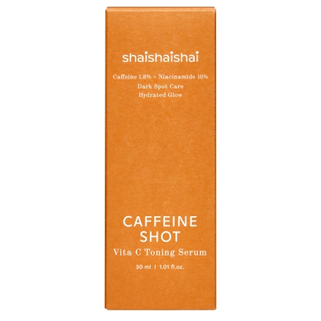 shaishaishai - Caffeine Shot Vita C Toning Serum - Ser cu cofeină pentru față - 30 ml
