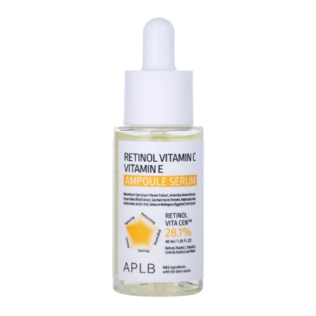 APLB - Retinol Vitamin C Vitamin E Ampoule Serum - Ser cu retinol și vitaminele C și E - 40ml