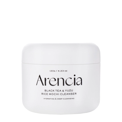 Arencia - Black Tea & Yuzu Rice Mochi Cleanser - Pastă iluminatoare și purifiantă pentru curățarea feței - 120g