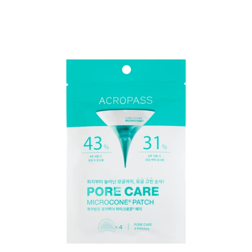 AcroPass - Pore Care Microcone Patch - Plasturi pentru reducerea porilor cu microace - 4 buc.
