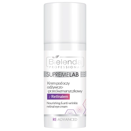 Bielenda Professional - Supremelab - Cremă contur ochi nutritivă și antirid cu retinal – 15 ml