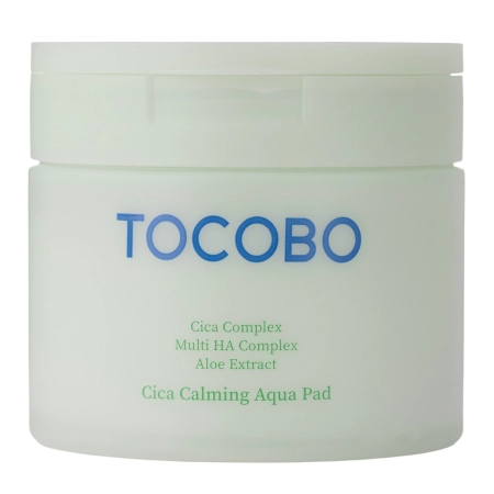 Tocobo - Cica Calming Aqua Pad - Plasturi calmanți pentru față - 60 buc.