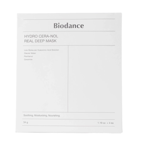 Biodance - Hydro Cera-nol Real Deep Mask Set - Set mască de față hidratantă cu colagen - 4pcs/34g