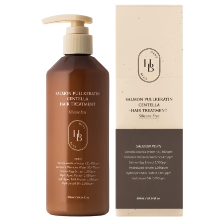 HEVEBLUE - Salmon PullKeratin Centella Hair Treatment - Balsam regenerant pentru păr - 300 ml