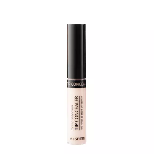 The Saem - Cover Perfection Tip Concealer SPF 28/PA++ - Anticearcăn corector - 0.5 Ice Beige - 6,5ml