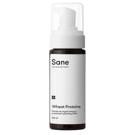 Sane - Cleansing Foam With Wheat Proteins 3% - Spumă de curățare pentru față cu proteine din grâu 3% - 150 ml