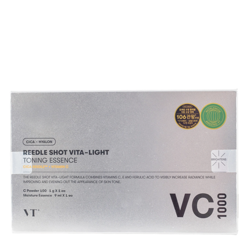 VT Cosmetics - Vita-Light Toning Essence VC1000 - Esență iluminatoare cu vitamina C - 1.5g+8.5ml