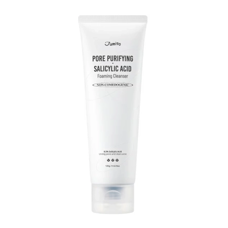ChatGPT powiedział:  Jumiso - Pore-Purifying Salicylic Acid Foaming Cleanser - Spumă de curățare purifiantă cu acid salicilic - 120g
