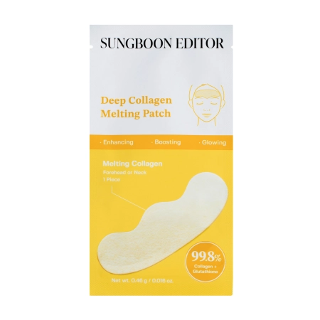 Sungboon Editor – Deep Collagen Melting Patch – Plasturi colagenici solubili pentru față – 3 x 0,28 g + 3 x 0,46 g