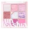 Unleashia - Glitterpedia Eye Palette - Paletă de Farduri Vegane pentru Pleoape - 9 All of Pink Glitter - 6,6 g