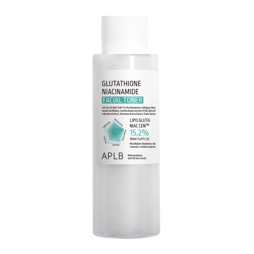 APLB - Glutation Niacinamide Facial Toner - Toner pentru față cu efect de nivelare a pielii - 160ml