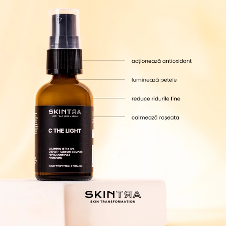 SkinTra - C The Light - Ser cu vitamina C Tetra 10% - 30 ml