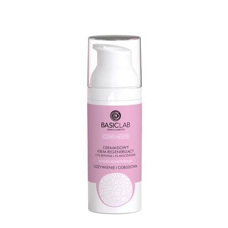 BasicLab - Complementis - Cremă regenerantă bogată în ceramide cu betaină și uree - 50ml