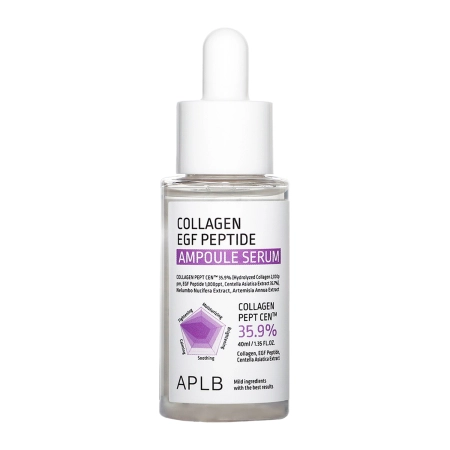 APLB - Collagen EGF Peptide Ampoule Serum - Ser hidratant și fermizant pentru față – 40 ml