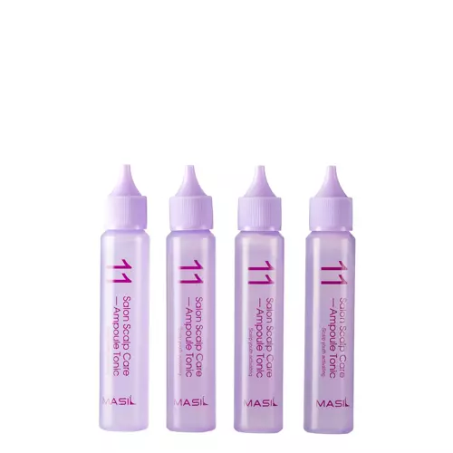 Masil - 11 Salon Scalp Care Ampoule Tonic - Ampule pentru îngrijirea pielii capului - 4x30ml
