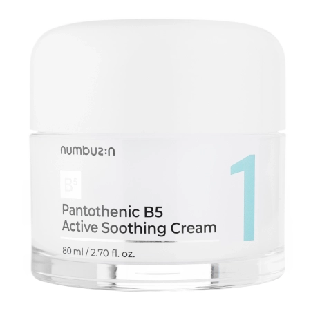 Numbuzin - No.1 Pantothenic B5 Active Soothing Cream - Cremă de față calmantă 80ml