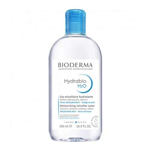 Bioderma - Hydrabio H2O - Loțiune micelară pentru pielea deshidratată - 500ml