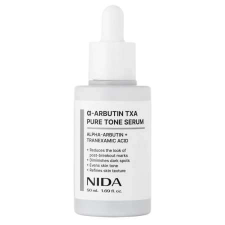 NIDA - α-Arbutin TXA Pure Tone Serum - Ser iluminator pentru față - 50 ml