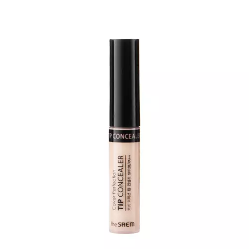 The Saem - Cover Perfection Tip Concealer SPF 28/PA++ - Anticearcăn corector - 01 Clear Beige - 6,5ml