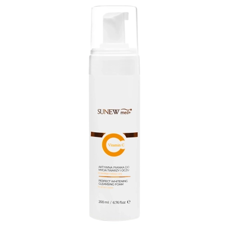 SunewMed+ - Spumă Activă pentru Curățarea Feței și Demachierea Ochilor - 200ml