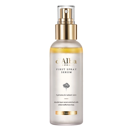 d'Alba - White Truffle First Spray Serum - Ser facial iluminator și hidratant în ceață - 100ml