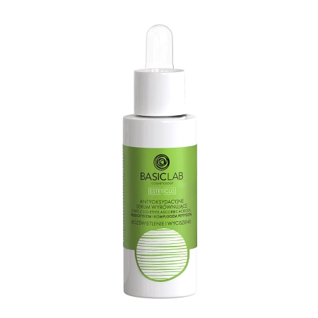 BasicLab - Esteticus - Iluminare și calmare - Serum de echilibrare antioxidant cu vitamina C 20%. - 30ml