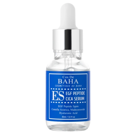 Cos De BAHA - EGF Peptide Cica Serum - Ser pentru față cu EGF, peptide și Centella asiatica - 30 ml