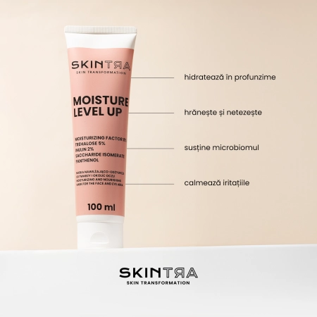 SkinTra - Moisture Level Up - Mască hidratantă și nutritivă pentru față și zona ochilor - 100 ml