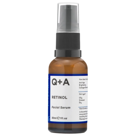 Q+A - Retinol 0.2% Serum - Ser facial anti-îmbătrânire cu Retinol - 30ml