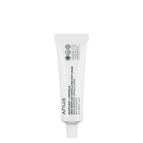Anua - Heartleaf Centella Red Spot Cream - Cremă calmantă pentru ten problematic - 30 g