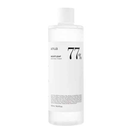 Anua - Heartleaf 77% Soothing Toner - Toner facial calmant - 500ml