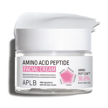 APLB - Amino Acid Peptide Facial Cream -  Cremă facială calmantă și fermizantă – 55 ml